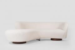 Vladimir Kagan Serpentine Sofa by Vladimir Kagan in Italian Boucl  - 2208280