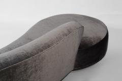 Vladimir Kagan Serpentine Sofa by Vladimir Kagan in Mohair Model 150BS 2000s - 3866435