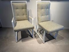 Vladimir Kagan Set of 10 American Modern White Lacquer Nobadeer Chairs Vladimir Kagan 1960 - 4611288