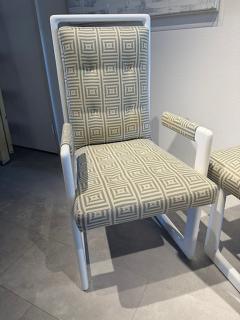 Vladimir Kagan Set of 10 American Modern White Lacquer Nobadeer Chairs Vladimir Kagan 1960 - 4611290