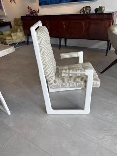 Vladimir Kagan Set of 10 American Modern White Lacquer Nobadeer Chairs Vladimir Kagan 1960 - 4611291