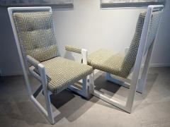Vladimir Kagan Set of 10 American Modern White Lacquer Nobadeer Chairs Vladimir Kagan 1960 - 4611292