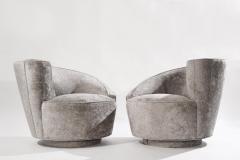 Vladimir Kagan Set of Cork Screw Swivel Chairs by Vladimir Kagan - 2242652