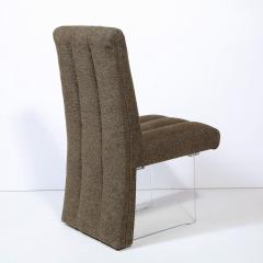 Vladimir Kagan Signed Vladimir Kagan Channeled Clos Chair in Holly Hunt Fabric - 4265686