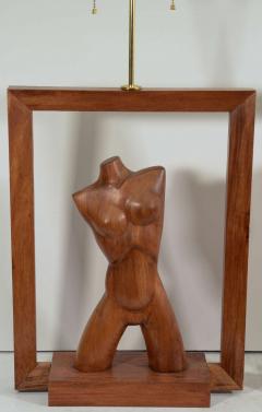 Vladimir Kagan Stunning Pair of Vladimir Kagan Modernistic Female Male Torso Lamps - 559991