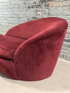 Vladimir Kagan Style Curved Sofa Chaise Lounge 1960 - 3514116
