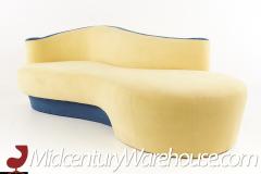 Vladimir Kagan Style Mid Century Chaise Sofa - 2570279