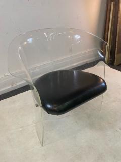 Vladimir Kagan VLADIMIR KAGAN LUCITE CLUB CHAIR - 2107880