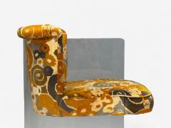 Vladimir Kagan Vladimir Kagan American Modern Lucite Fabric Armchairs USA 1970s - 4321612
