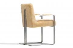 Vladimir Kagan Vladimir Kagan Arm Chairs in New Butter Cream Ivory Shearling - 4349587