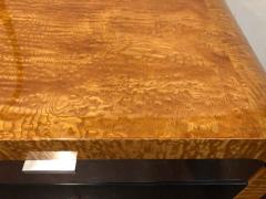 Vladimir Kagan Vladimir Kagan Burl Wood and Lacquered Sideboard or Console with File Cabinets - 1291381