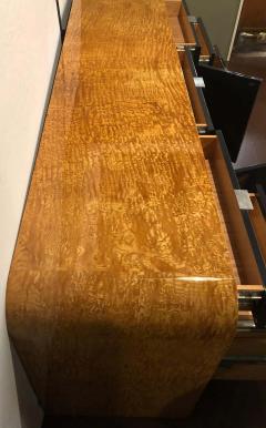 Vladimir Kagan Vladimir Kagan Burl Wood and Lacquered Sideboard or Console with File Cabinets - 1291384