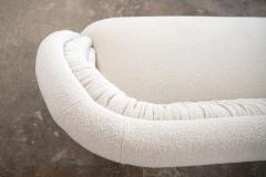 Vladimir Kagan Vladimir Kagan Crescent Sofa in White Italian Boucle 1970s - 2763936