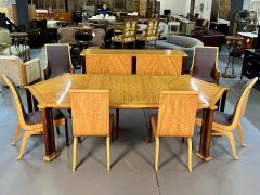 Vladimir Kagan Vladimir Kagan Dining Room Set Table Chairs Sideboard Labeled Copeland - 3309498