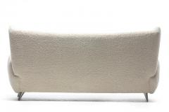 Vladimir Kagan Vladimir Kagan Fiftyish Sofa in Super Soft Ivory White Boucl  - 2629946