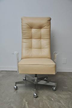 Vladimir Kagan Vladimir Kagan Leather Desk Chair with Lucite Arms - 622961