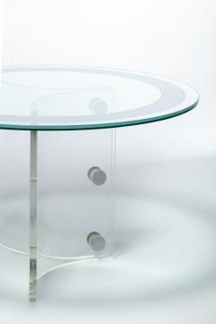 Vladimir Kagan Vladimir Kagan Lucite Glass Dining or Center Table c 1970s - 2404445
