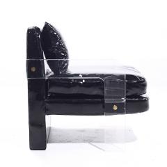 Vladimir Kagan Vladimir Kagan Mid Century Lucite Lounge Chairs Pair - 4152619