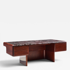 Vladimir Kagan Vladimir Kagan Mid Century Marble Top Executive Desk - 4705616