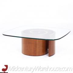 Vladimir Kagan Vladimir Kagan Mid Century Walnut Snail Coffee Table - 3676719