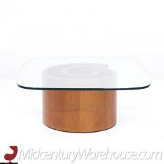 Vladimir Kagan Vladimir Kagan Mid Century Walnut Snail Coffee Table - 3676729