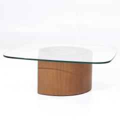 Vladimir Kagan Vladimir Kagan Mid Century Walnut Snail Coffee Table - 3842409