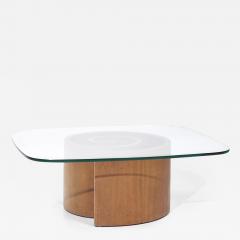 Vladimir Kagan Vladimir Kagan Mid Century Walnut Snail Coffee Table - 3848720