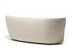 Vladimir Kagan Vladimir Kagan Nautilus Sofa in Ivory White Boucl by Directional c 1980 - 2272678