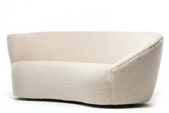 Vladimir Kagan Vladimir Kagan Nautilus Sofa in Ivory White Boucl by Directional c 1980 - 2272702