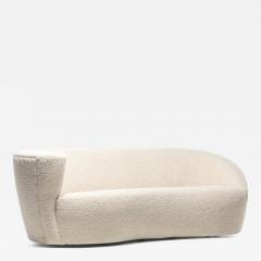 Vladimir Kagan Vladimir Kagan Nautilus Sofa in Ivory White Boucl by Directional c 1980 - 2274127