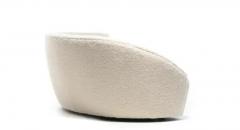 Vladimir Kagan Vladimir Kagan Nautilus Sofa in Ivory White Boucl by Directional c 1990 - 3413975