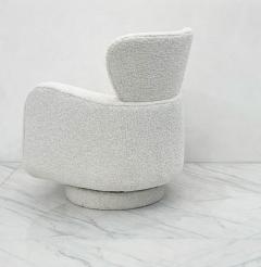 Vladimir Kagan Vladimir Kagan Papa Bear Swivel Rocking Chair in Boucle Directional 1980s - 4504652