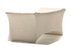 Vladimir Kagan Vladimir Kagan Post Modern Marilyn Sofa in Ivory White Boucl  - 2395350