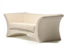 Vladimir Kagan Vladimir Kagan Post Modern Marilyn Sofa in Ivory White Boucl  - 2395359