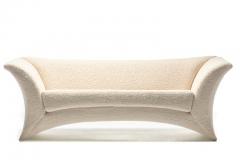 Vladimir Kagan Vladimir Kagan Post Modern Marilyn Sofa in Ivory White Boucl  - 2395360