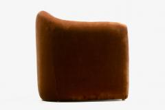 Vladimir Kagan Vladimir Kagan Sculptural Chairs for Preview in Caramel Velvet c 1980 - 4333672