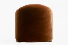 Vladimir Kagan Vladimir Kagan Sculptural Chairs for Preview in Caramel Velvet c 1980 - 4333673