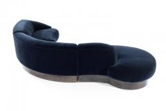 Vladimir Kagan Vladimir Kagan Sectional in Deep Blue Mohair - 604671