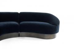 Vladimir Kagan Vladimir Kagan Sectional in Deep Blue Mohair - 604676