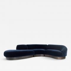 Vladimir Kagan Vladimir Kagan Sectional in Deep Blue Mohair - 605576