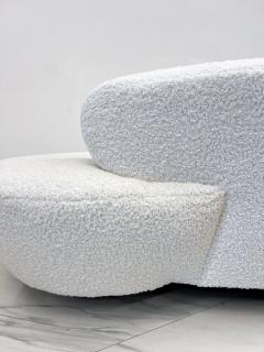 Vladimir Kagan Vladimir Kagan Serpentine Cloud Sofa for Directional in Heavy Ivory Boucle - 4175708