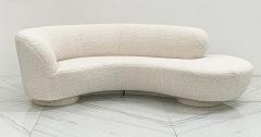 Vladimir Kagan Vladimir Kagan Serpentine Cloud Sofa for Directional in Heavy Teddy Boucle - 4088218