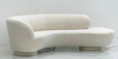 Vladimir Kagan Vladimir Kagan Serpentine Cloud Sofa for Directional in Heavy Teddy Boucle - 4088219