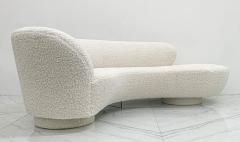 Vladimir Kagan Vladimir Kagan Serpentine Cloud Sofa for Directional in Heavy Teddy Boucle - 4088220