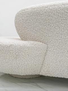 Vladimir Kagan Vladimir Kagan Serpentine Cloud Sofa for Directional in Heavy Teddy Boucle - 4088223