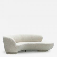 Vladimir Kagan Vladimir Kagan Serpentine Cloud Sofa for Directional in Heavy Teddy Boucle - 4089386