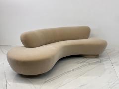 Vladimir Kagan Vladimir Kagan Serpentine Cloud Sofa for Directional in Tan Mohair - 3614612