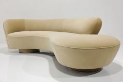 Vladimir Kagan Vladimir Kagan Serpentine Cloud Sofa in Holly Hunt Mohair - 3529727