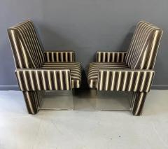 Vladimir Kagan Vladimir Kagan Set of 6 Clos Dining Chairs 2 Arms and 4 Side Chairs Mid Century - 3663051