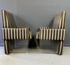 Vladimir Kagan Vladimir Kagan Set of 6 Clos Dining Chairs 2 Arms and 4 Side Chairs Mid Century - 3663052